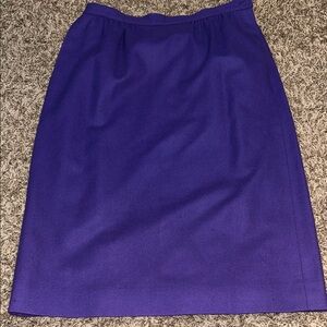 Vintage Pendleton Purple Women's Skirt
